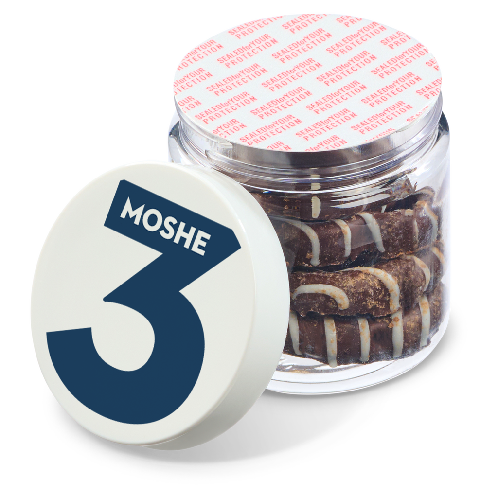 4 oz Jar of Chocolate Covered Mini Pretzels