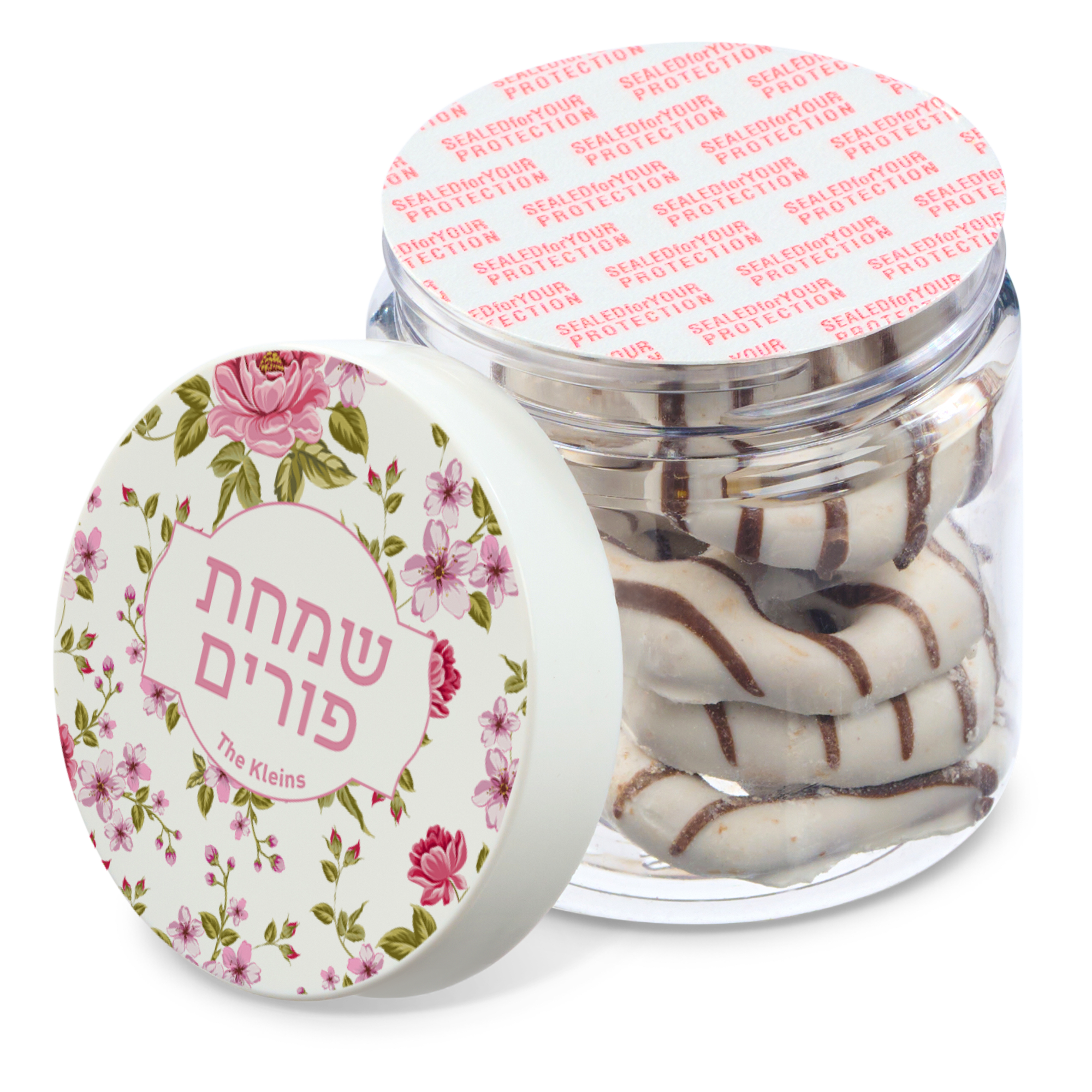 4 oz Jar of Chocolate Covered Mini Pretzels