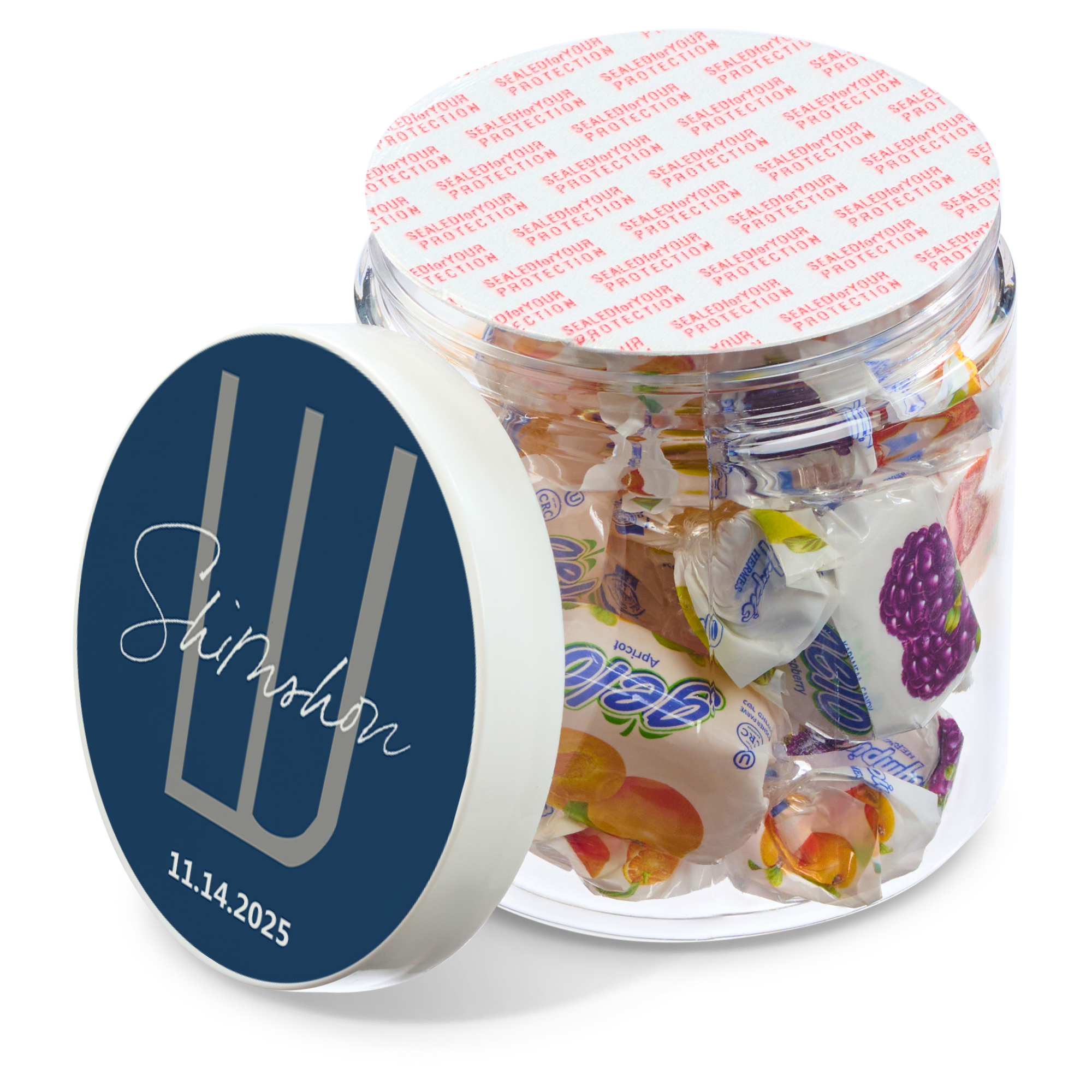 8 oz Jar of Gelo Candy -Assorted Flavors
