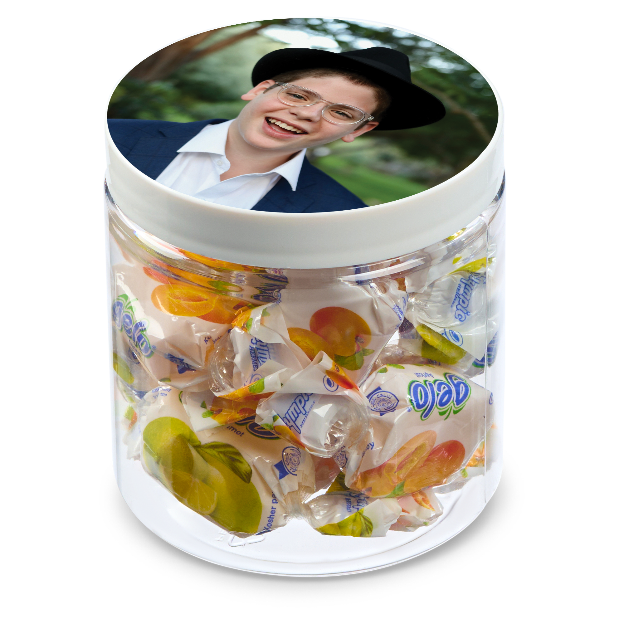 8 oz Jar of Gelo Candy -Assorted Flavors