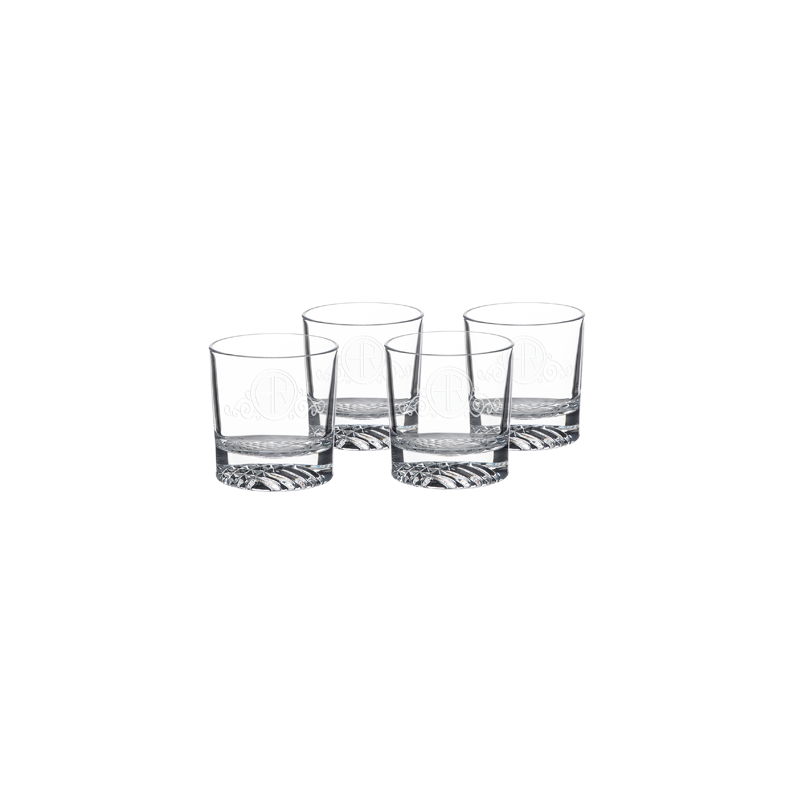 Four Polar Camel 9 oz. Round Rocks Glasses