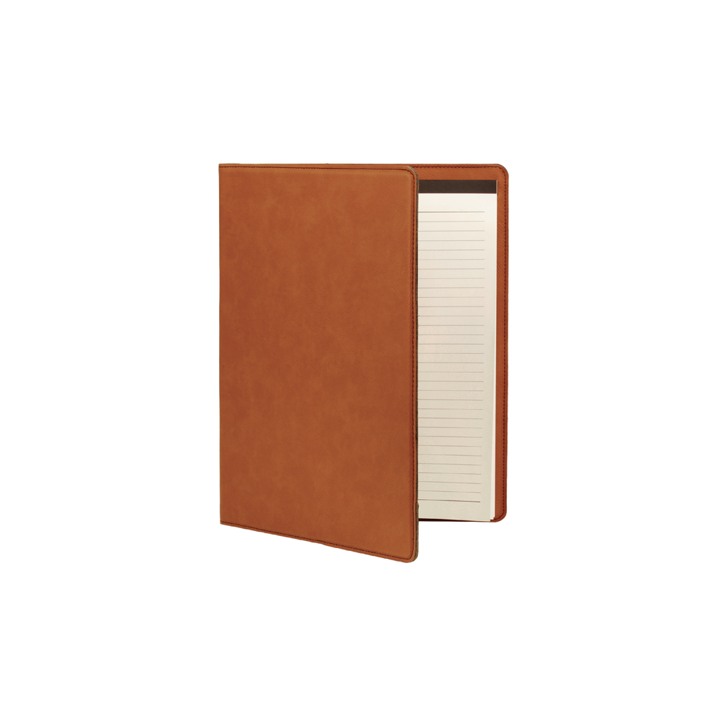 Laserable Leatherette Portfolio with Notepad