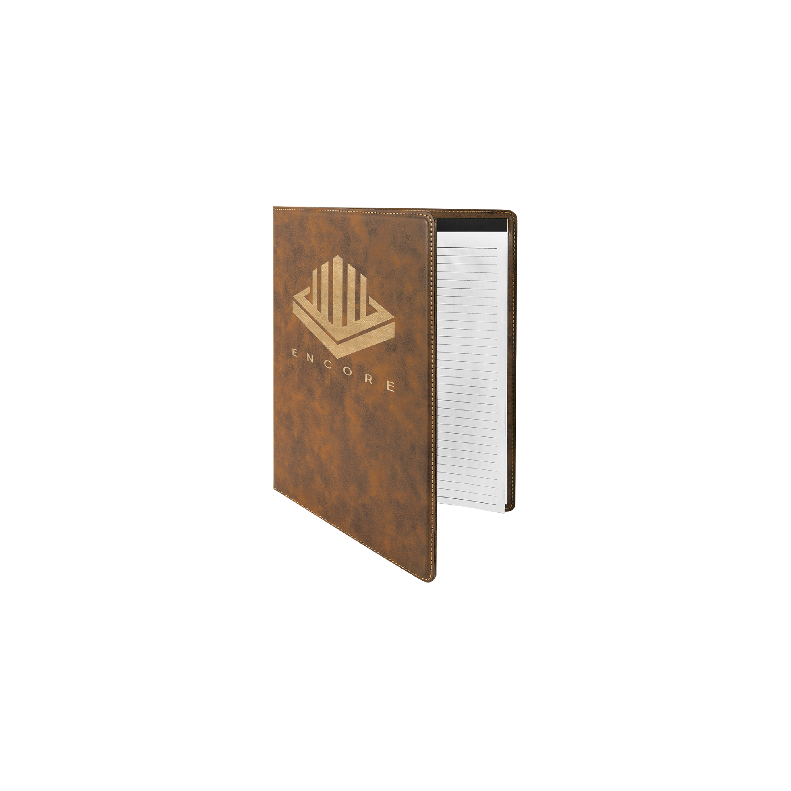 Laserable Leatherette Portfolio with Notepad