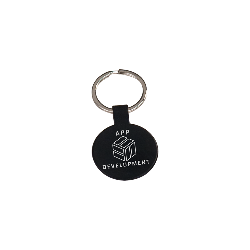 1 1/2" Round Keychain