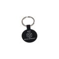 1 1/2" Round Keychain