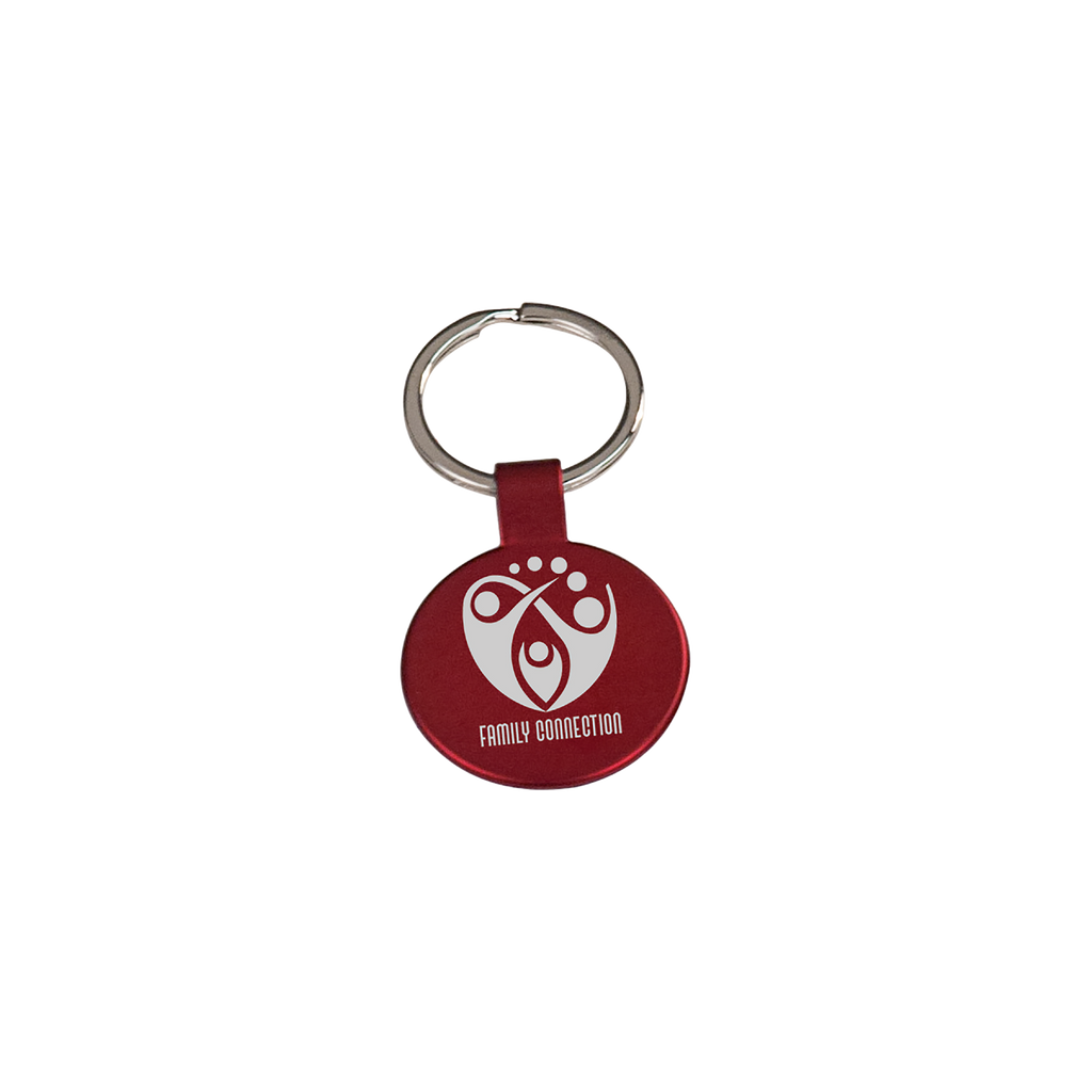 1 1/2" Round Keychain