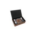 6 oz. Leatherette Flask Gift Set
