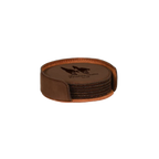 Leatherette 6-Coaster Set