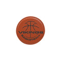 4" Round Laserable Leatherette Coaster