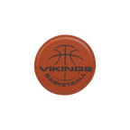 4" Round Laserable Leatherette Coaster
