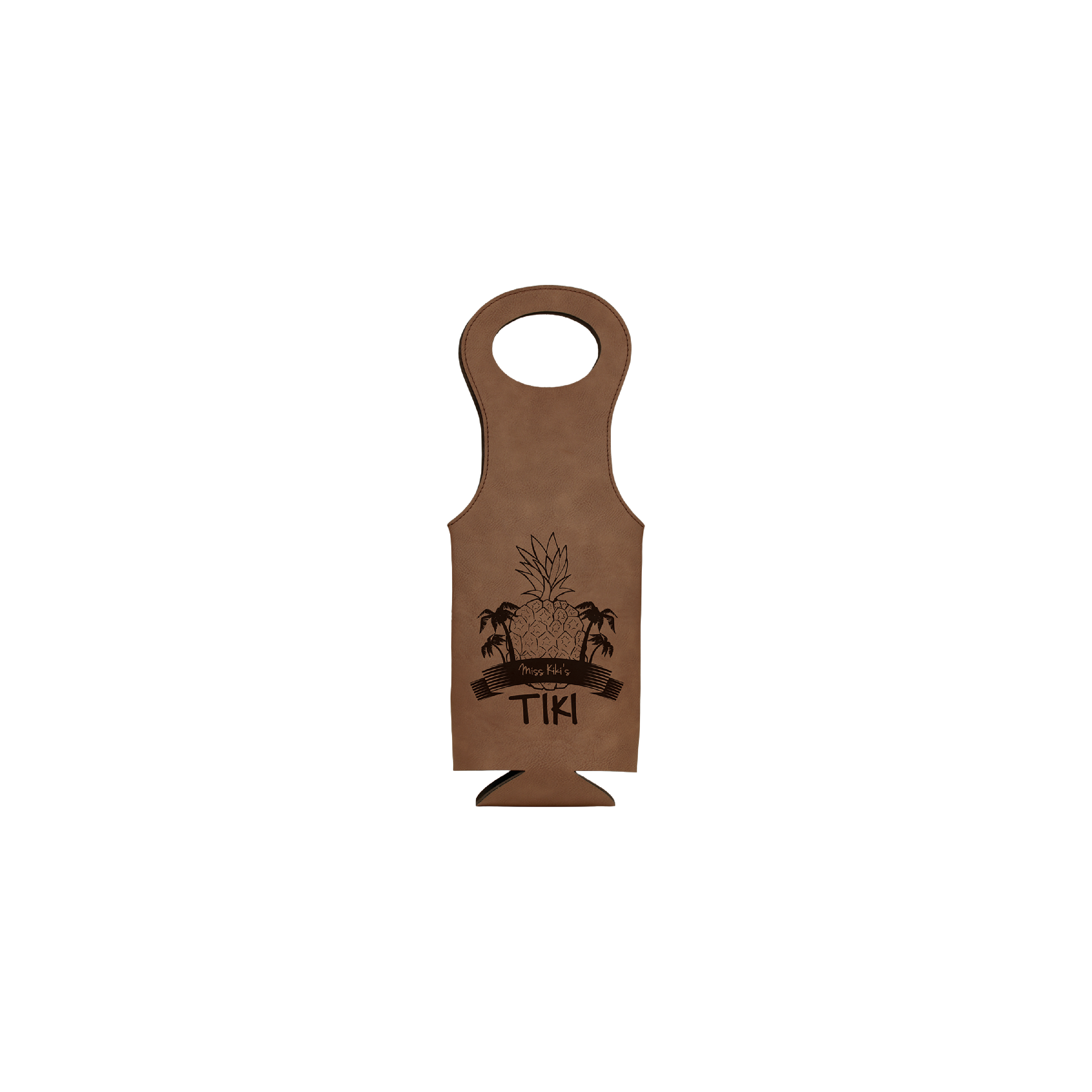 Laserable Leatherette Wine Bag