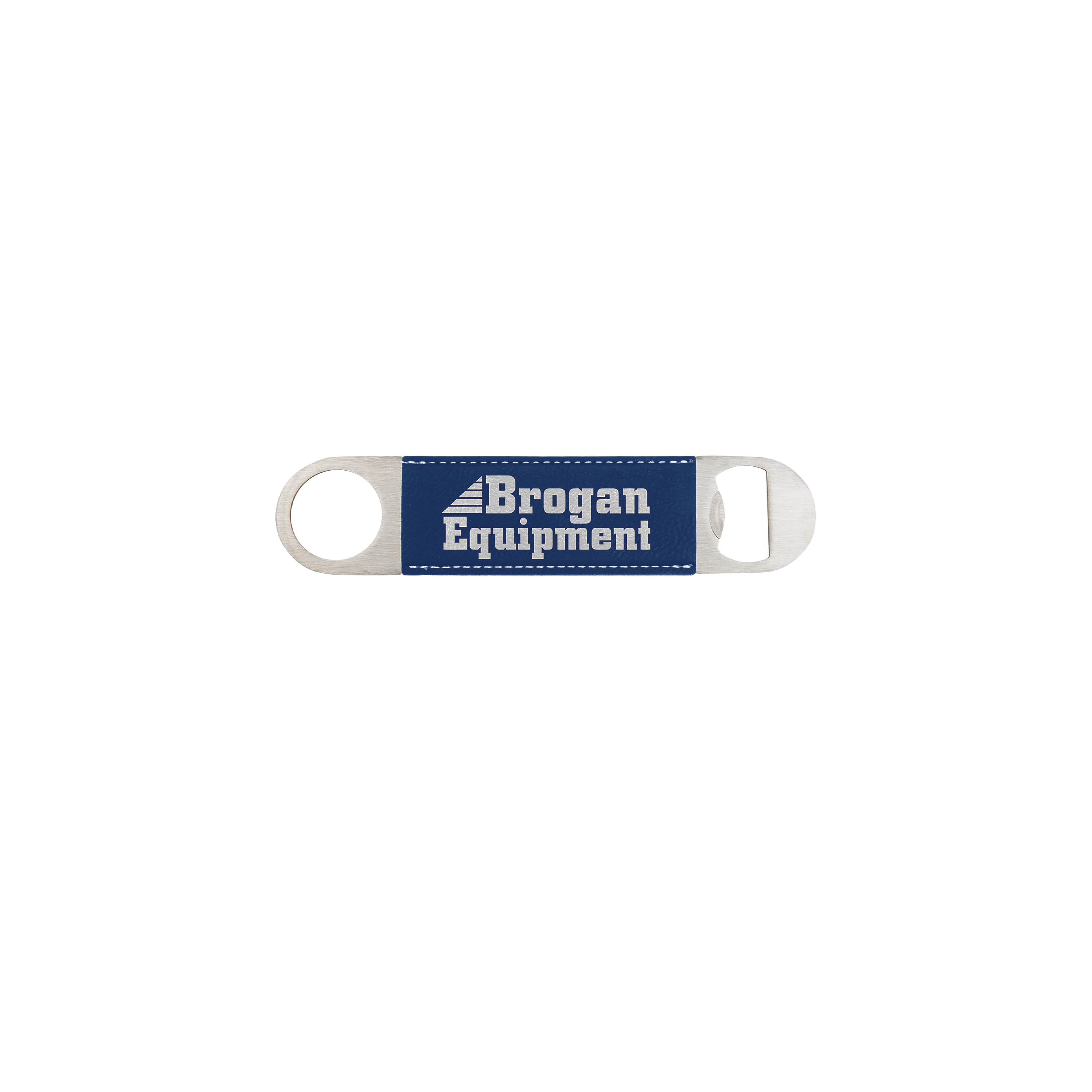 1 1/2" x 7" Bamboo Laserable Leatherette Bottle Opener