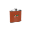 6 oz. Leatherette Stainless Steel Flask
