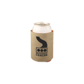 3 3/4" Bamboo Laserable Leatherette Beverage Holder