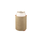 3 3/4" Bamboo Laserable Leatherette Beverage Holder