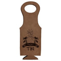 Laserable Leatherette Wine Bag