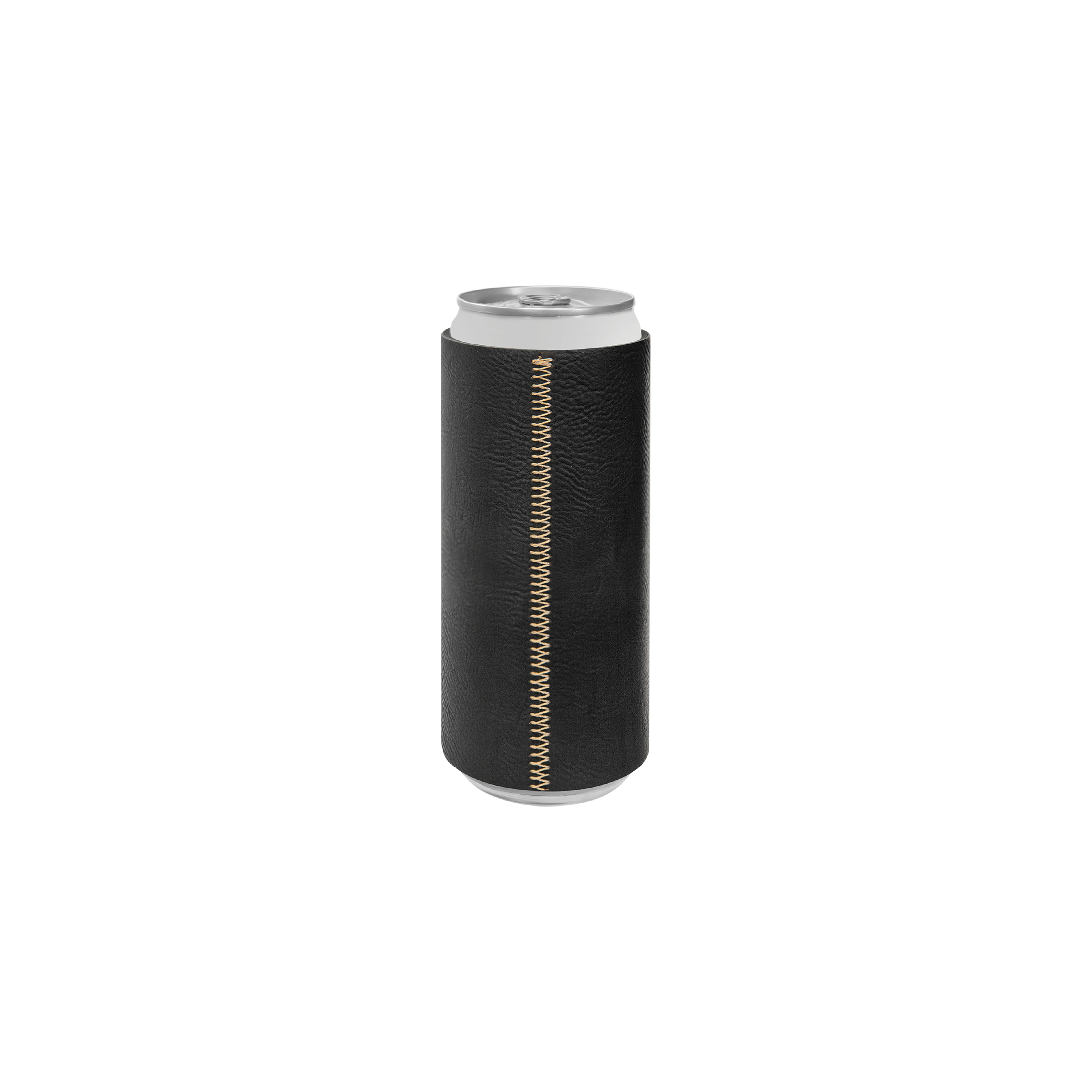 Bamboo Laserable Leatherette Slim Beverage Holder