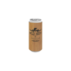 Bamboo Laserable Leatherette Slim Beverage Holder