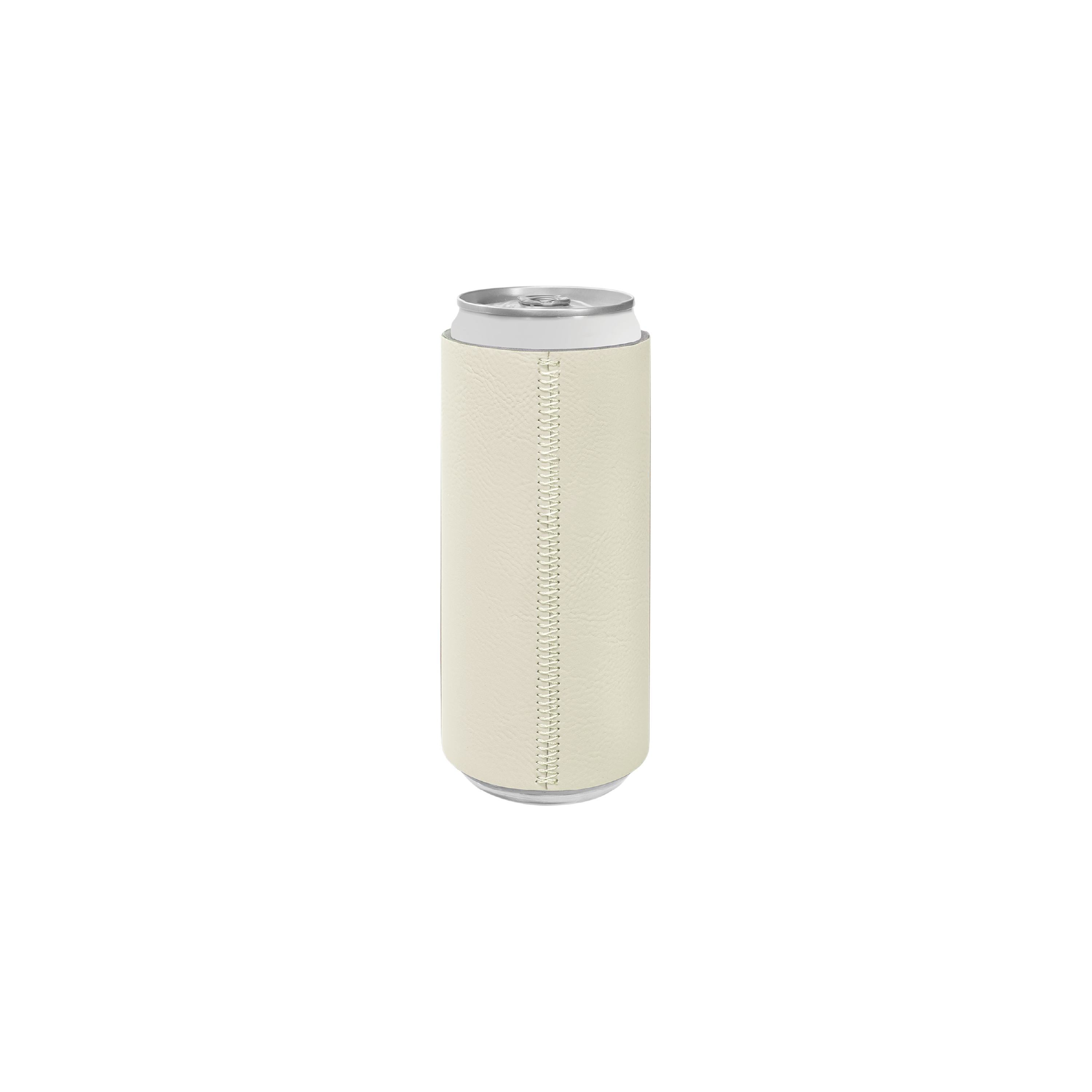 Bamboo Laserable Leatherette Slim Beverage Holder
