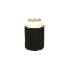 3 3/4" Bamboo Laserable Leatherette Beverage Holder