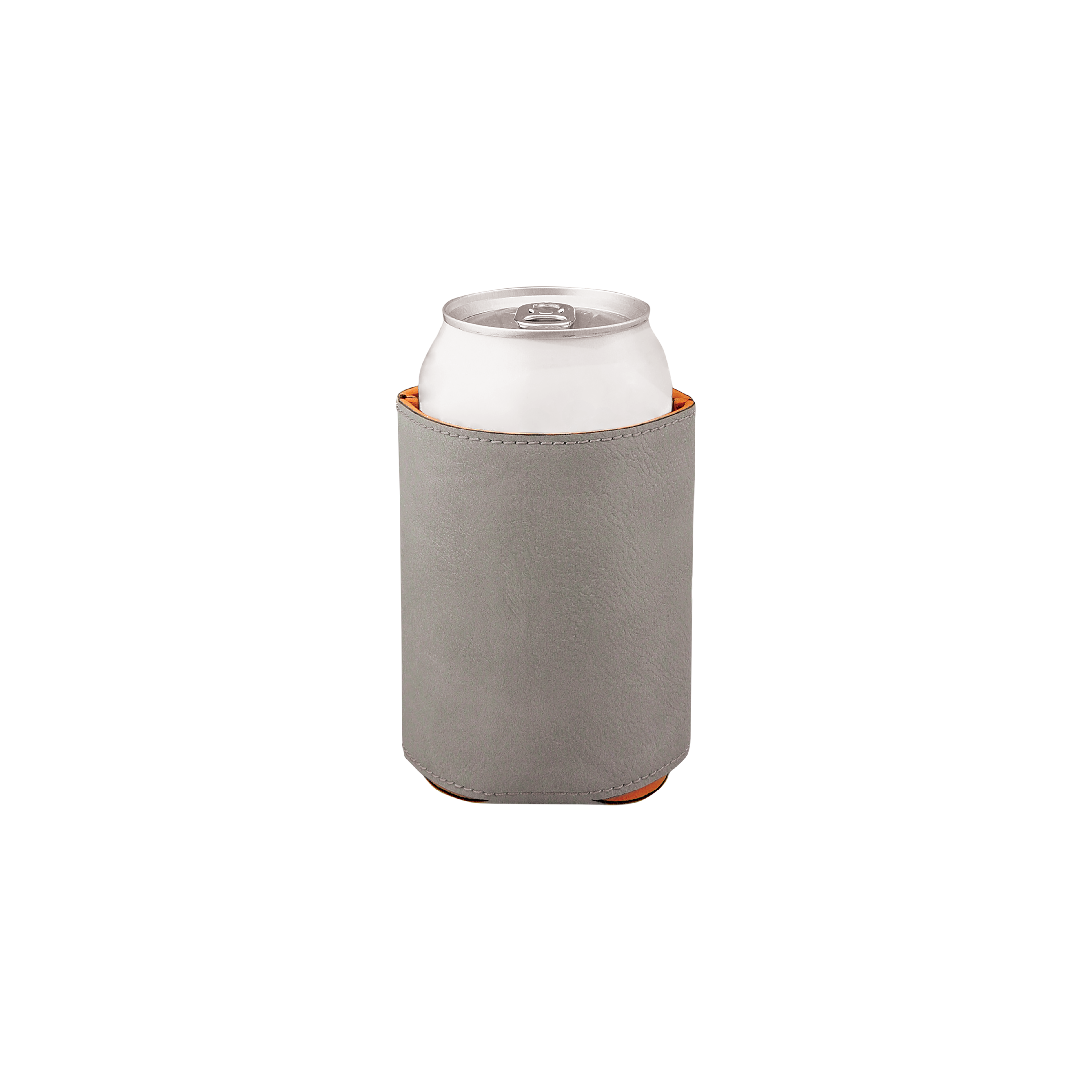 3 3/4" Bamboo Laserable Leatherette Beverage Holder