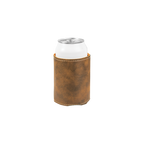 3 3/4" Bamboo Laserable Leatherette Beverage Holder
