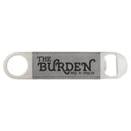1 1/2" x 7" Bamboo Laserable Leatherette Bottle Opener