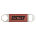 1 1/2" x 7" Bamboo Laserable Leatherette Bottle Opener