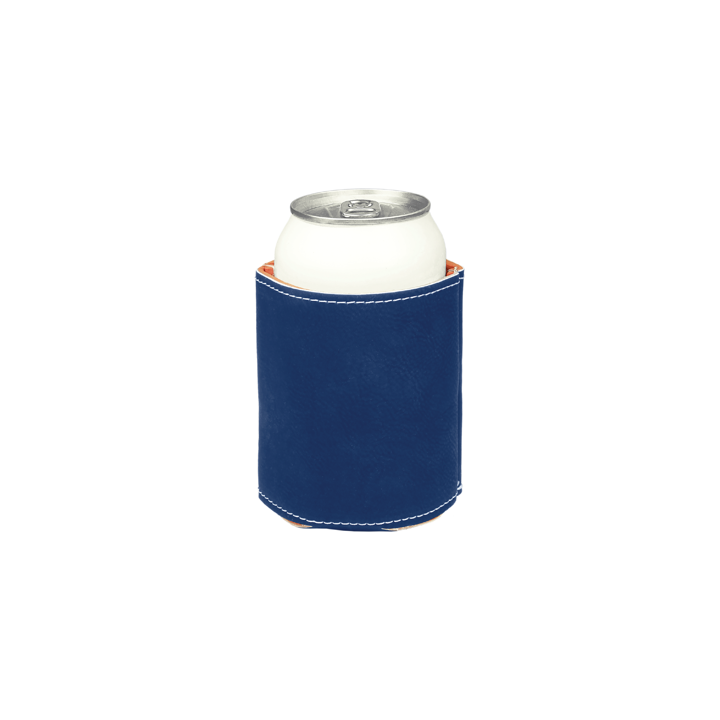 3 3/4" Bamboo Laserable Leatherette Beverage Holder