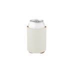 3 3/4" Bamboo Laserable Leatherette Beverage Holder