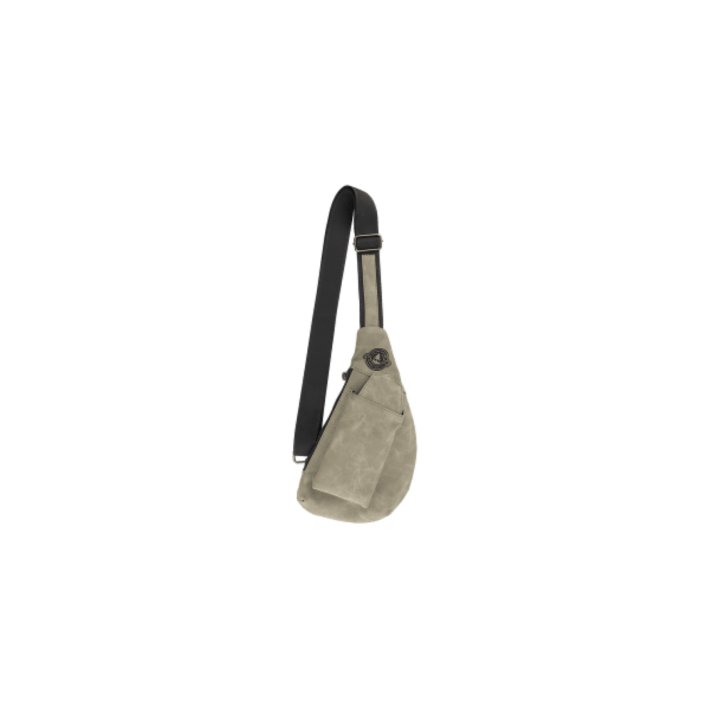 Crescent Leatherette Bag