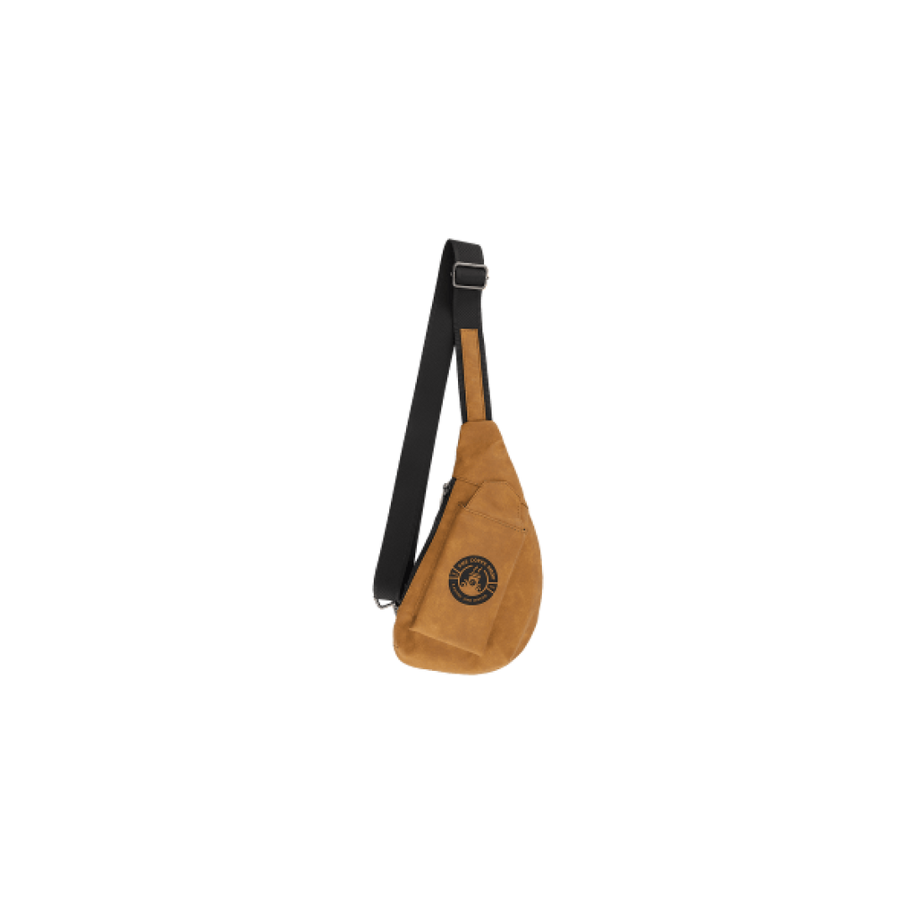 Crescent Leatherette Bag