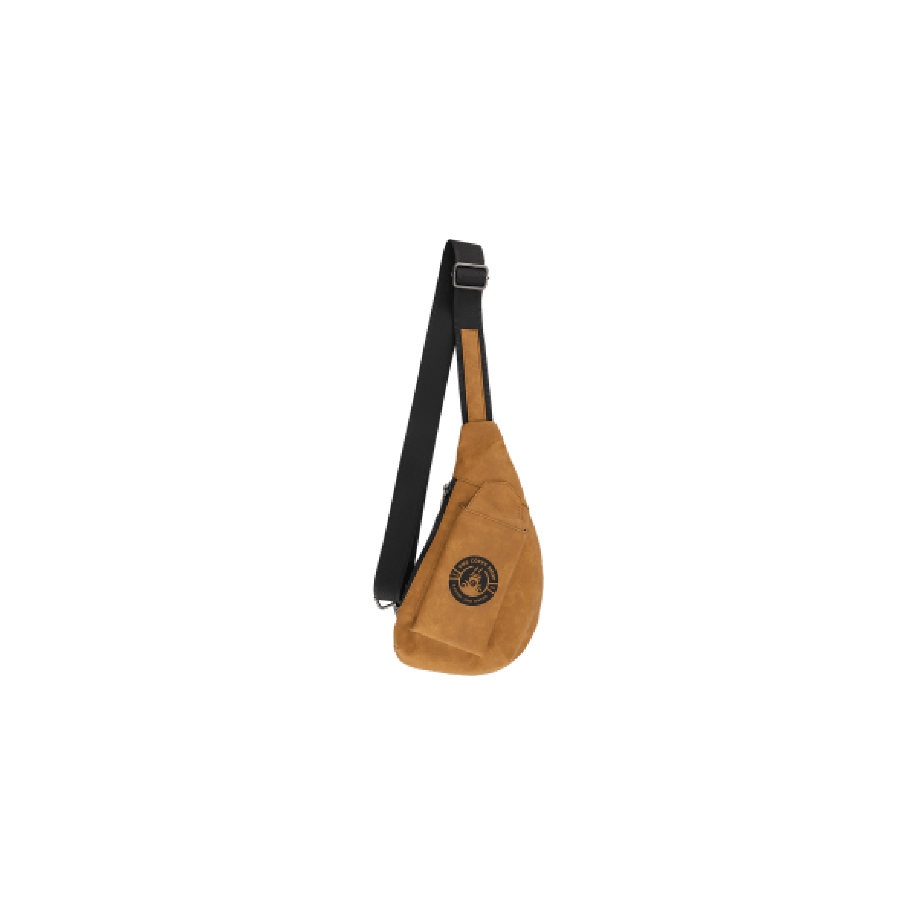 Crescent Leatherette Bag