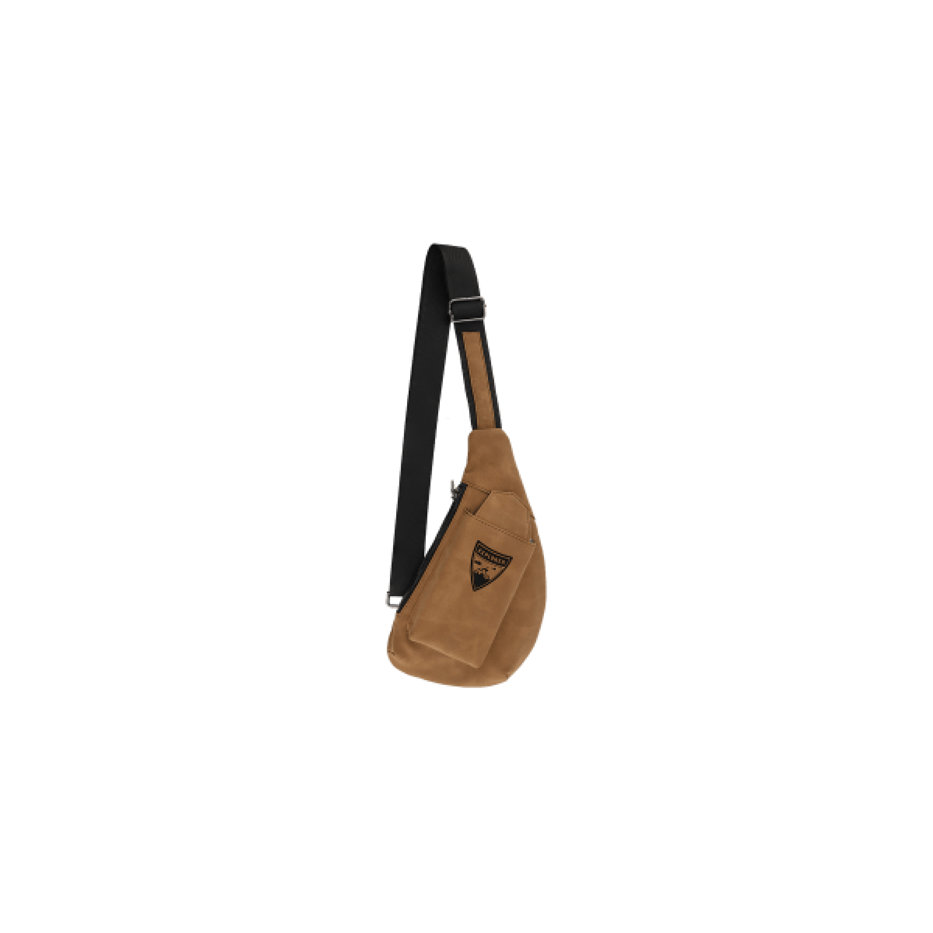 Crescent Leatherette Bag