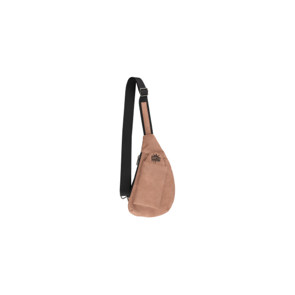 Crescent Leatherette Bag