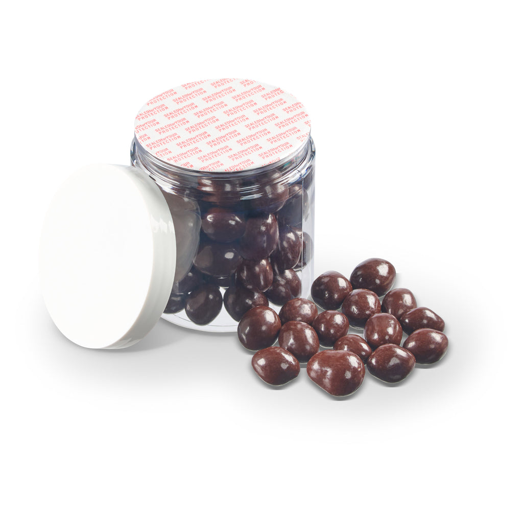 8 oz Jar of Chocolate Covered Round Pretzels