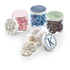 8 oz Jar of Chocolate Covered Mini Pretzels