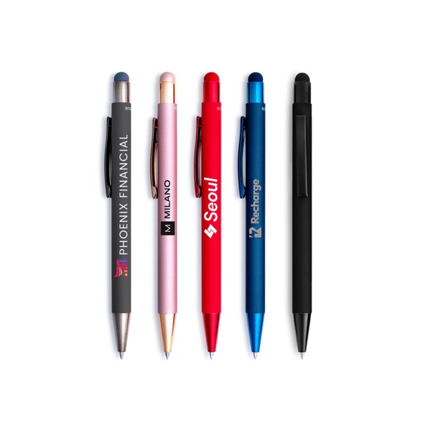 Fleetwood Stylus Satin Soft Touch Gel Click Pen