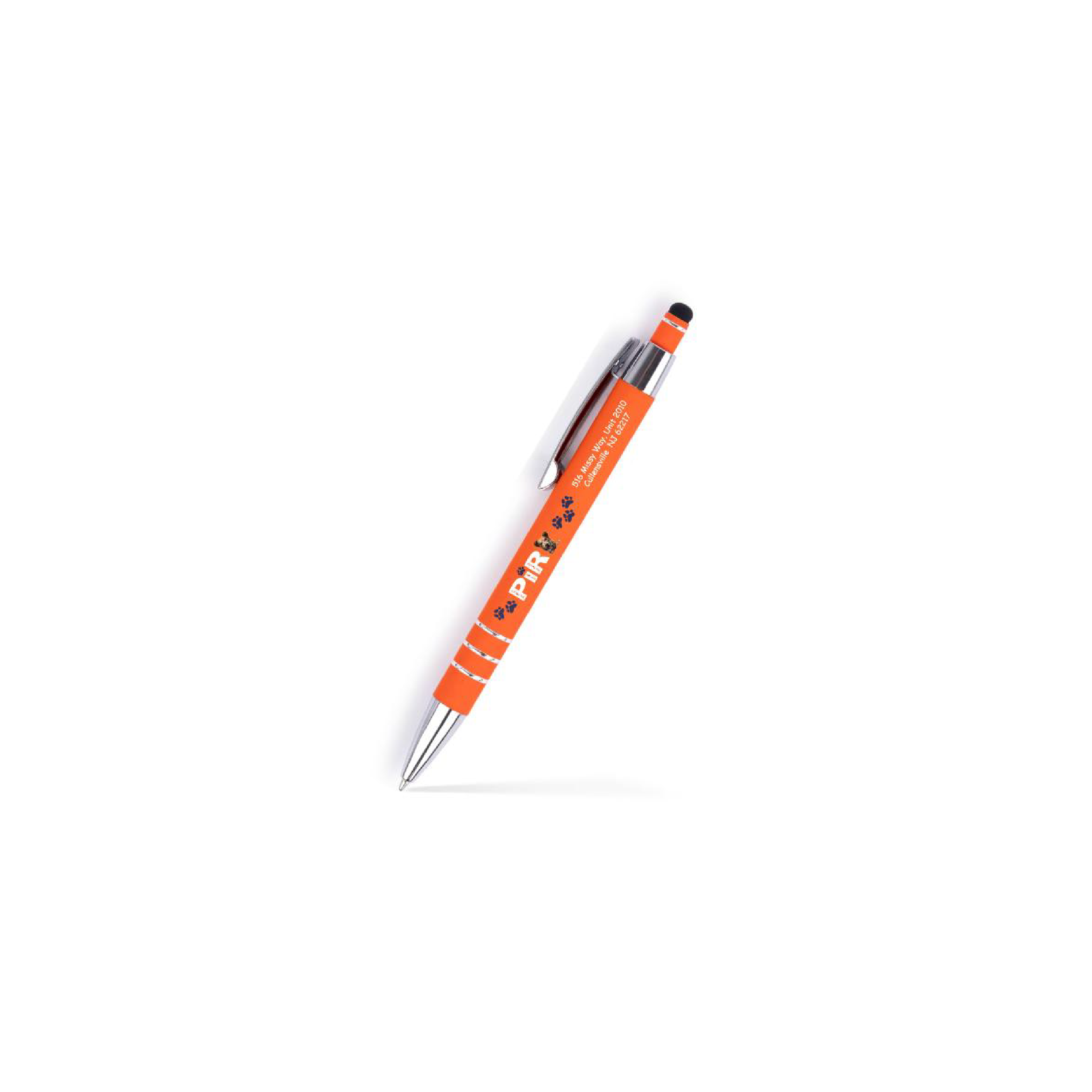 Stylus Satin Soft Touch Click Metal Pen