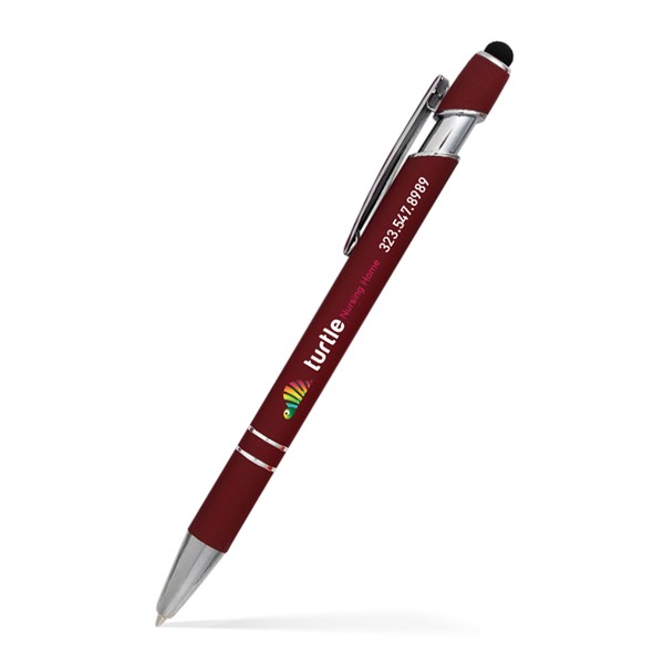 Alexandria Stylus Satin Touch Click Metal Pen