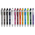 Alexandria Stylus Satin Touch Click Metal Pen