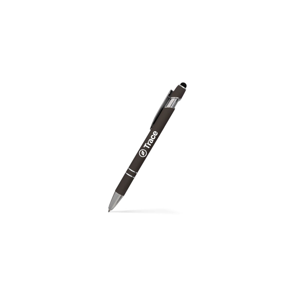 Stylus Satin Soft Touch Click Metal Pen
