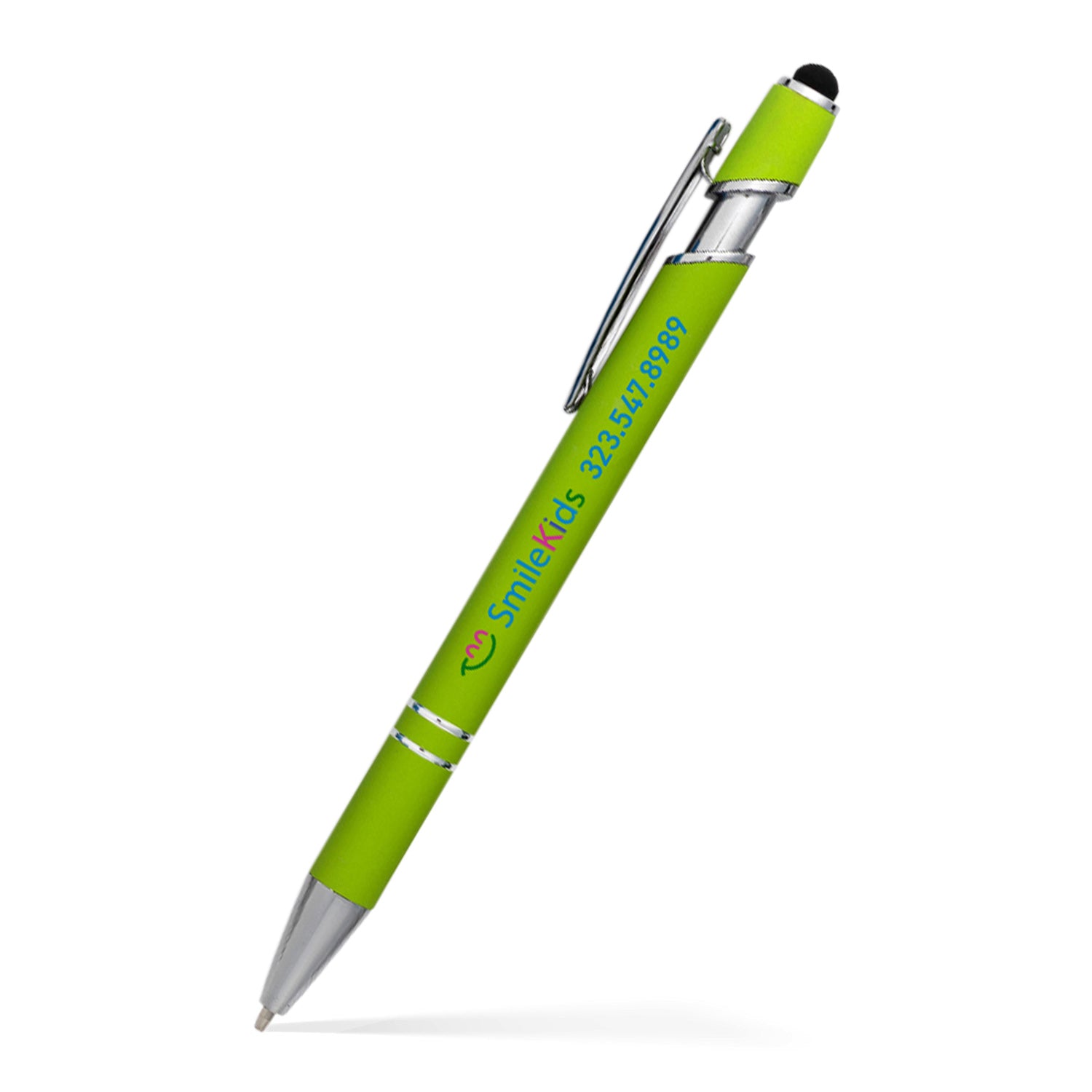 Stylus Satin Soft Touch Click Metal Pen