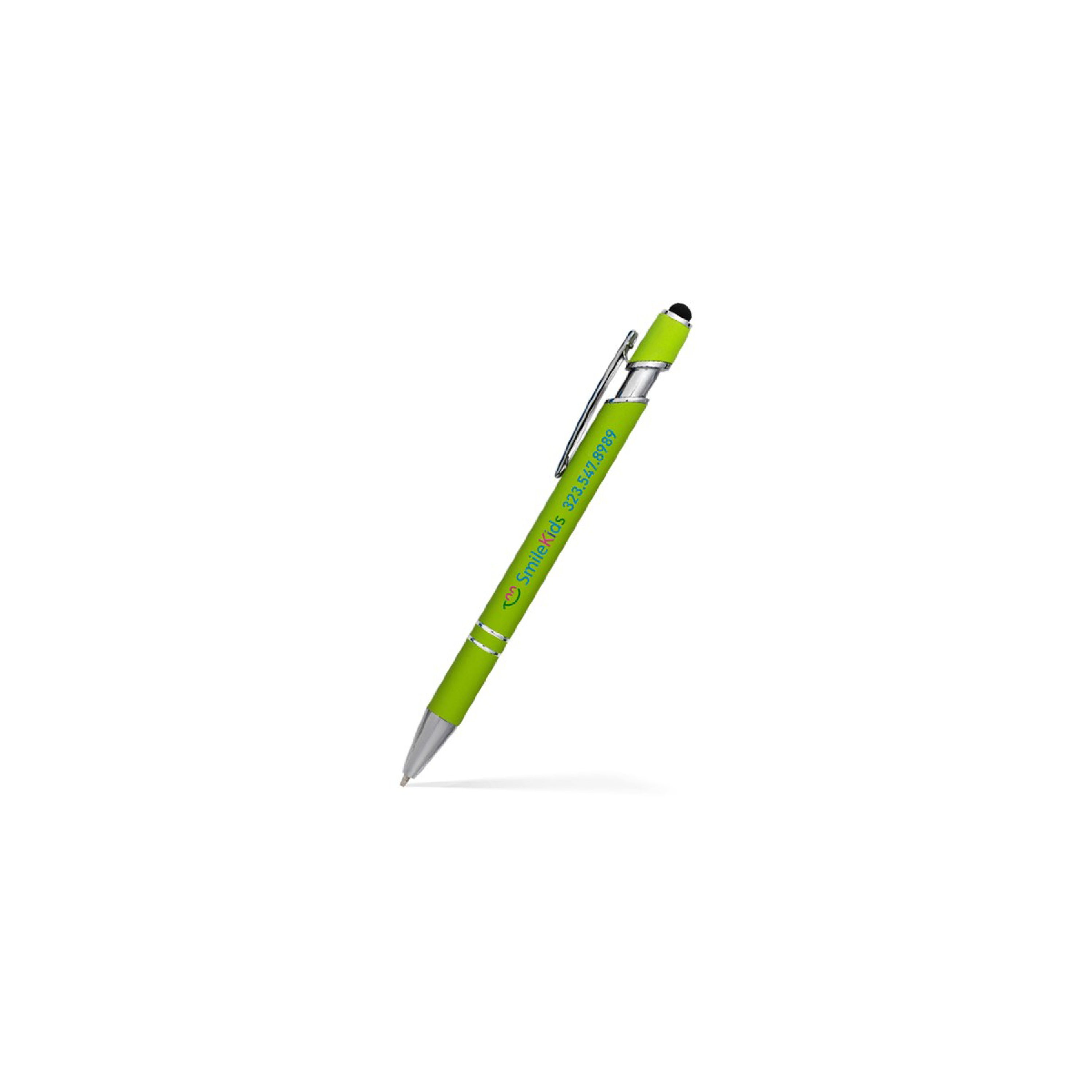 Stylus Satin Soft Touch Click Metal Pen