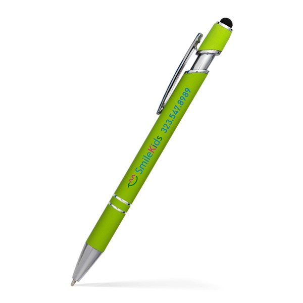 Alexandria Stylus Satin Touch Click Metal Pen