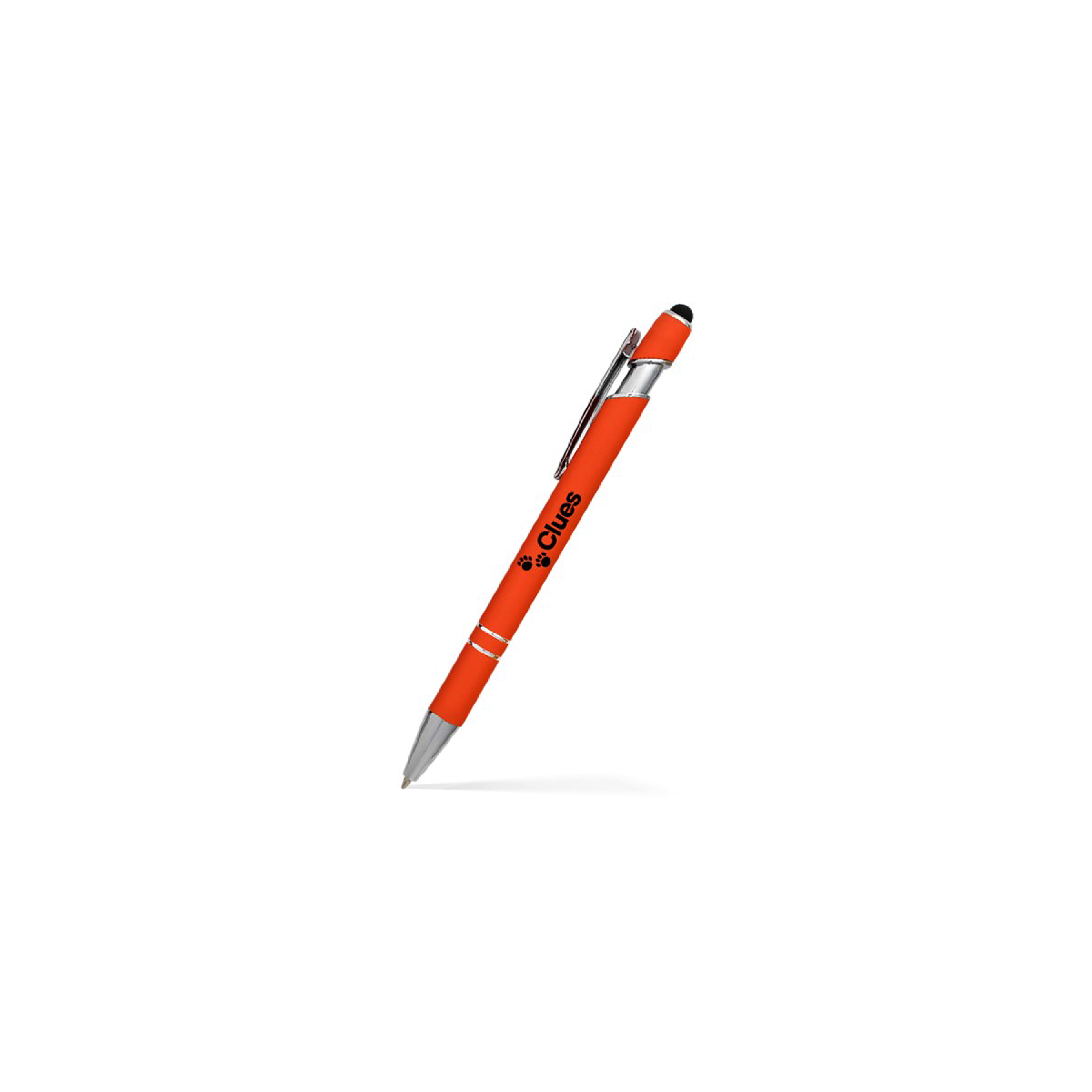 Stylus Satin Soft Touch Click Metal Pen