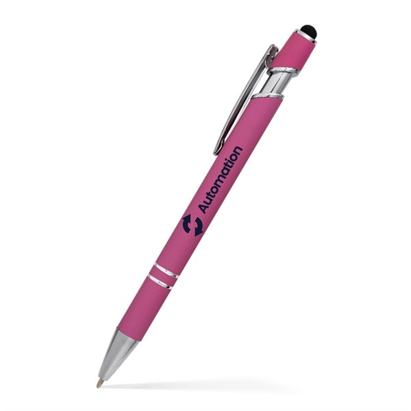Alexandria Stylus Satin Touch Click Metal Pen