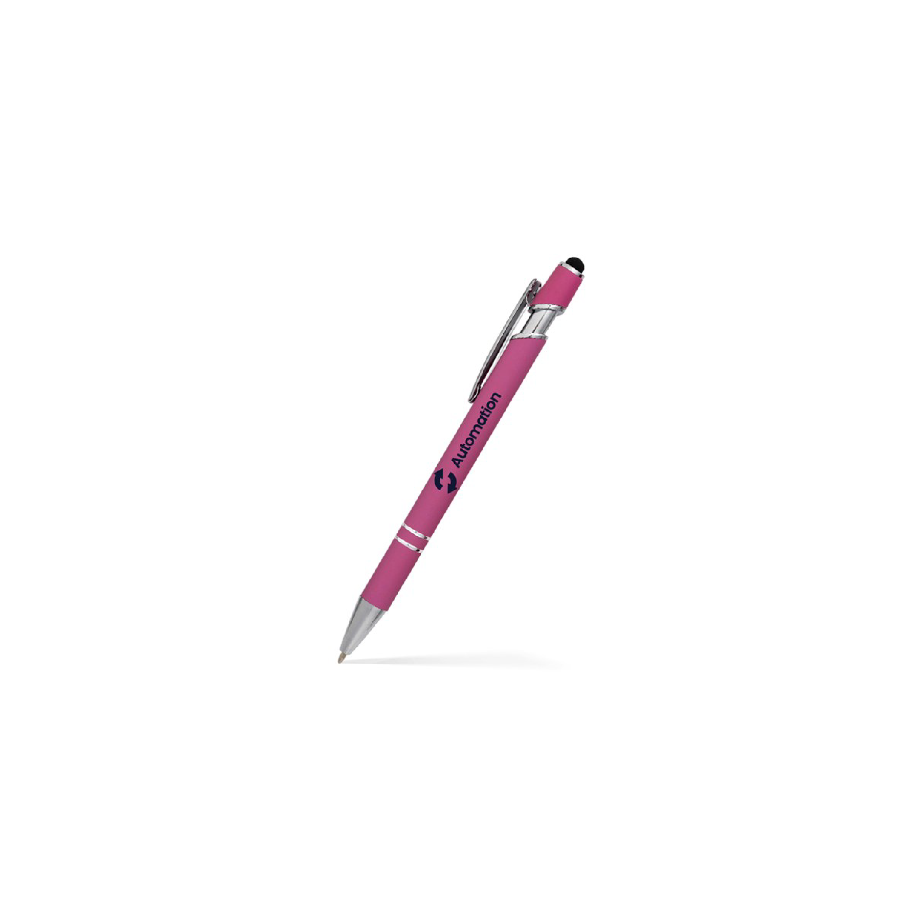 Stylus Satin Soft Touch Click Metal Pen