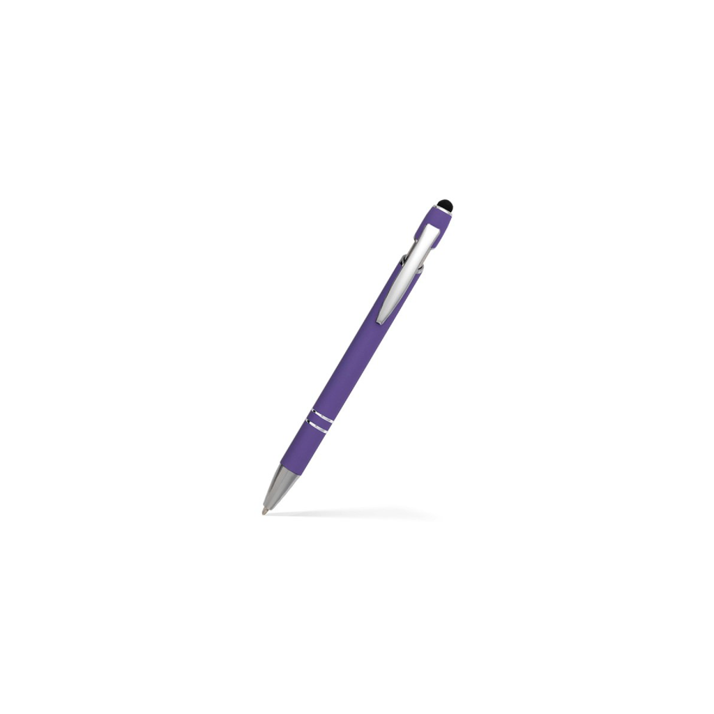 Stylus Satin Soft Touch Click Metal Pen