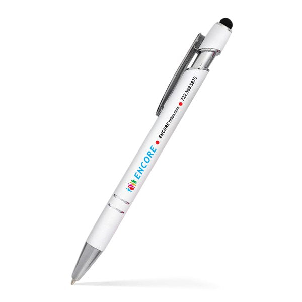 Alexandria Stylus Satin Touch Click Metal Pen